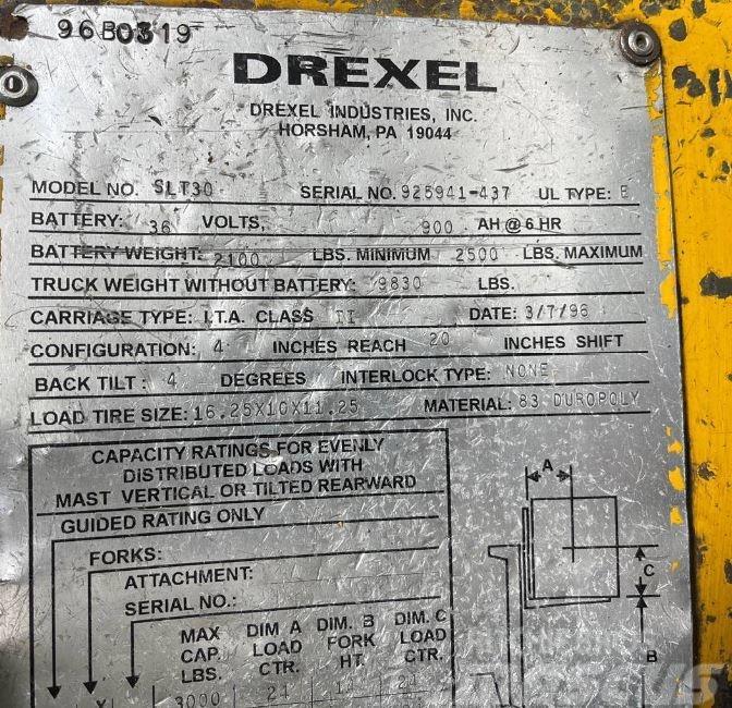 Drexel SLT30 Elektrikli forkliftler