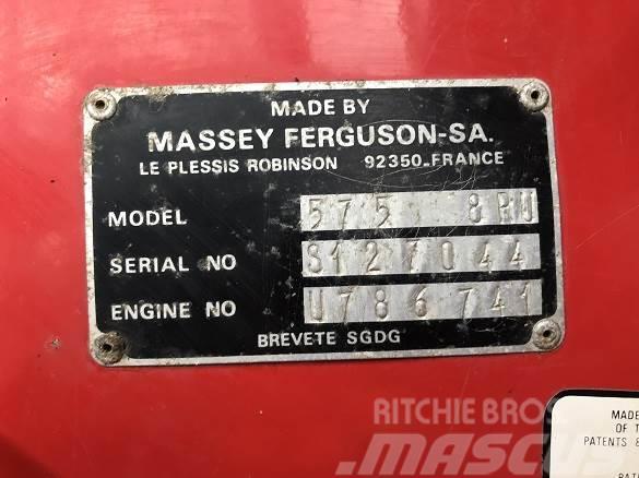  MASSEY FERGUSON-SA 575 FWD CW LOADER Diger