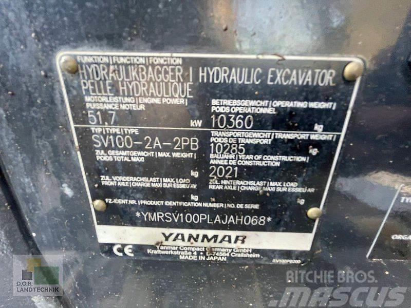 Yanmar SV 100 Paletli ekskavatörler