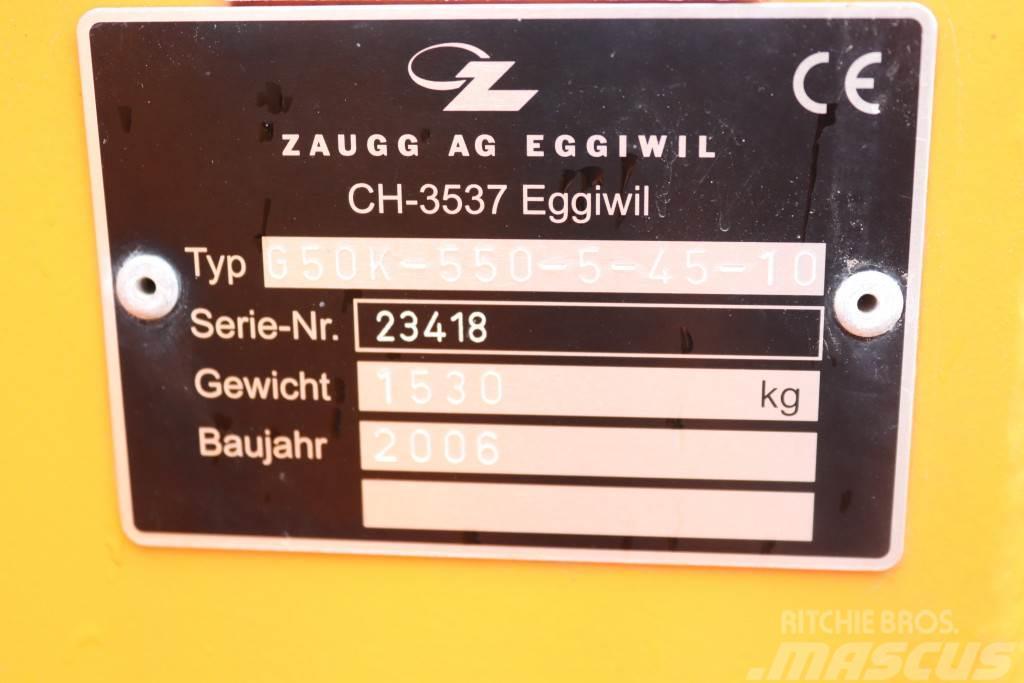  Zaugg G50K-550-5-45-10 Schneepflug 5,50m breit Diger