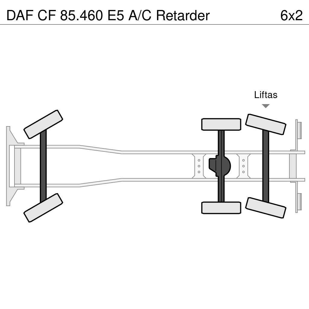 DAF CF 85.460 E5 A/C Retarder Flatbed kamyonlar