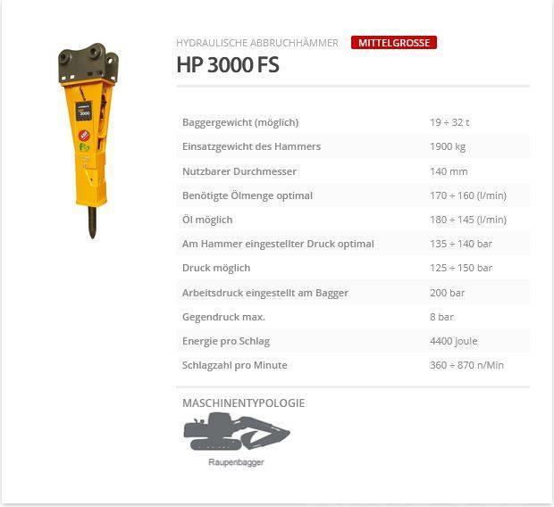 Indeco HP 3000 FS Hidrolik kırıcılar