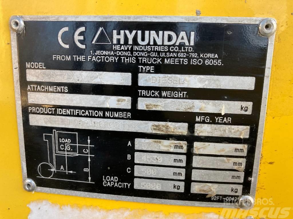 Hyundai 50 D-7 E Dizel forkliftler