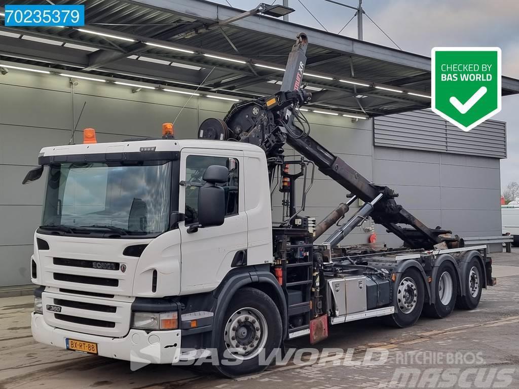Scania P360 8X2 NL-Truck Hiab 211 E -3 HIPRO Kran 3-Pedal Vinçli kamyonlar
