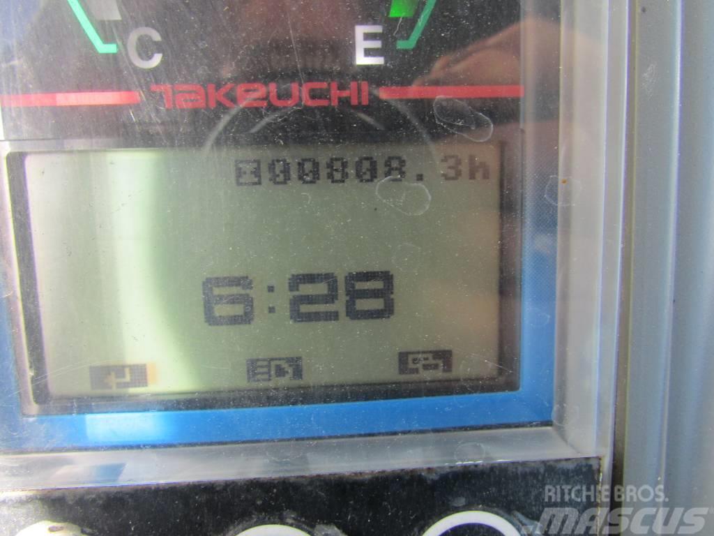 Takeuchi TB216 V4 Minibagger Powertilt 25.500 EUR netto Mini ekskavatörler, 7 tona dek