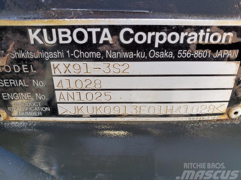 Kubota KX 91-3 S2 Mini ekskavatörler, 7 tona dek