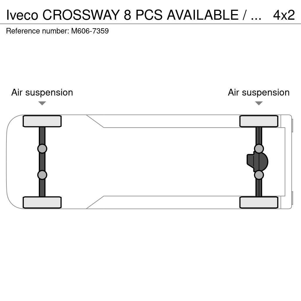 Iveco CROSSWAY 8 PCS AVAILABLE / EURO EEV / 44 SEATS + 3 Belediye otobüsleri