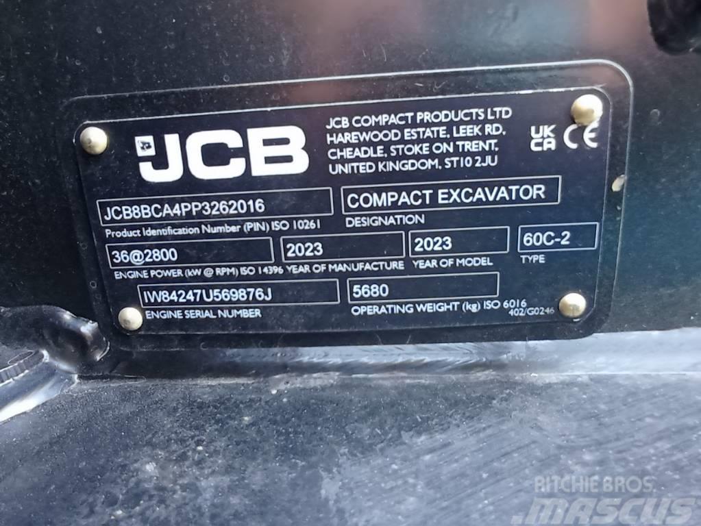 JCB 60 C-2 Mini ekskavatörler, 7 tona dek