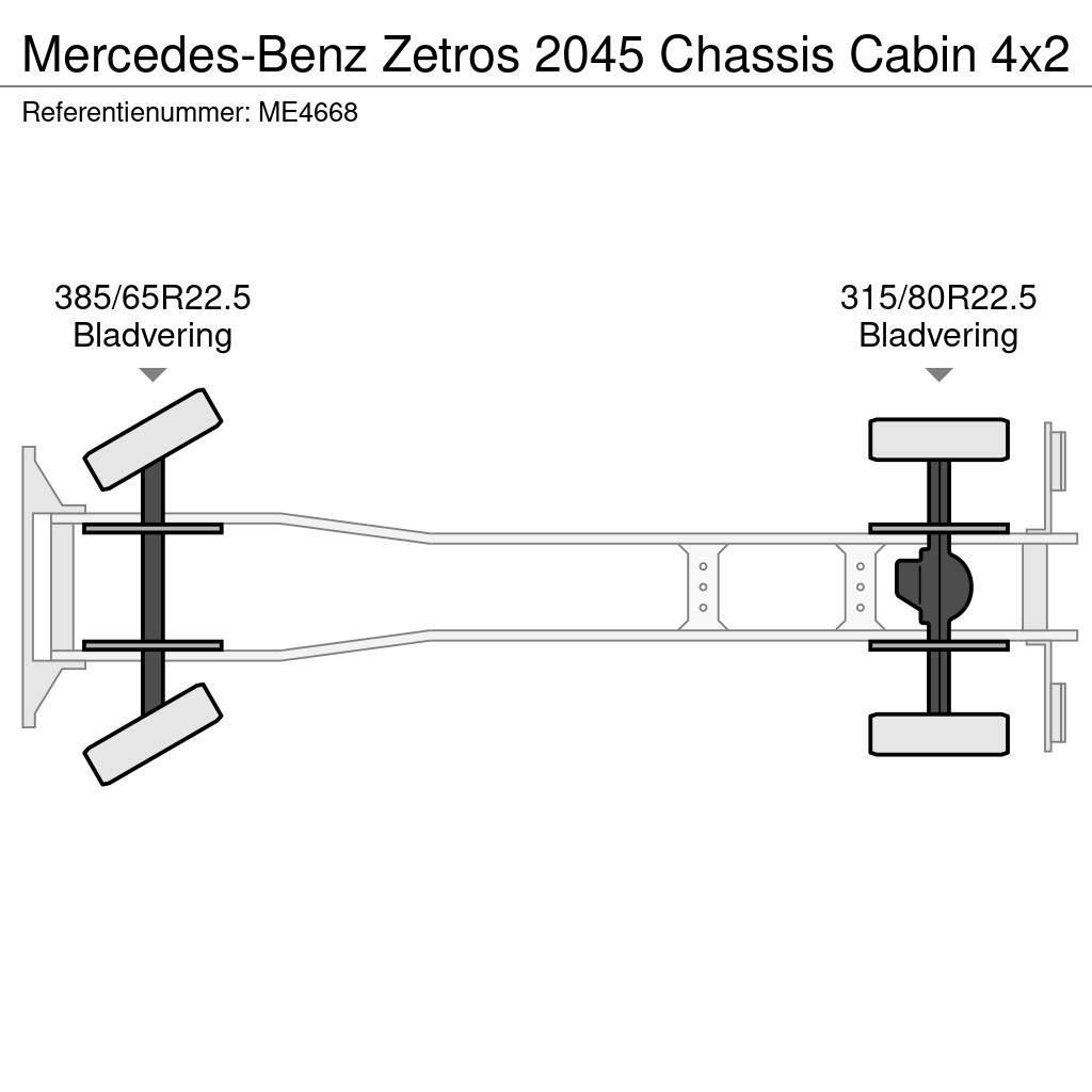 Mercedes-Benz Zetros 2045 Chassis Cabin Çekiciler