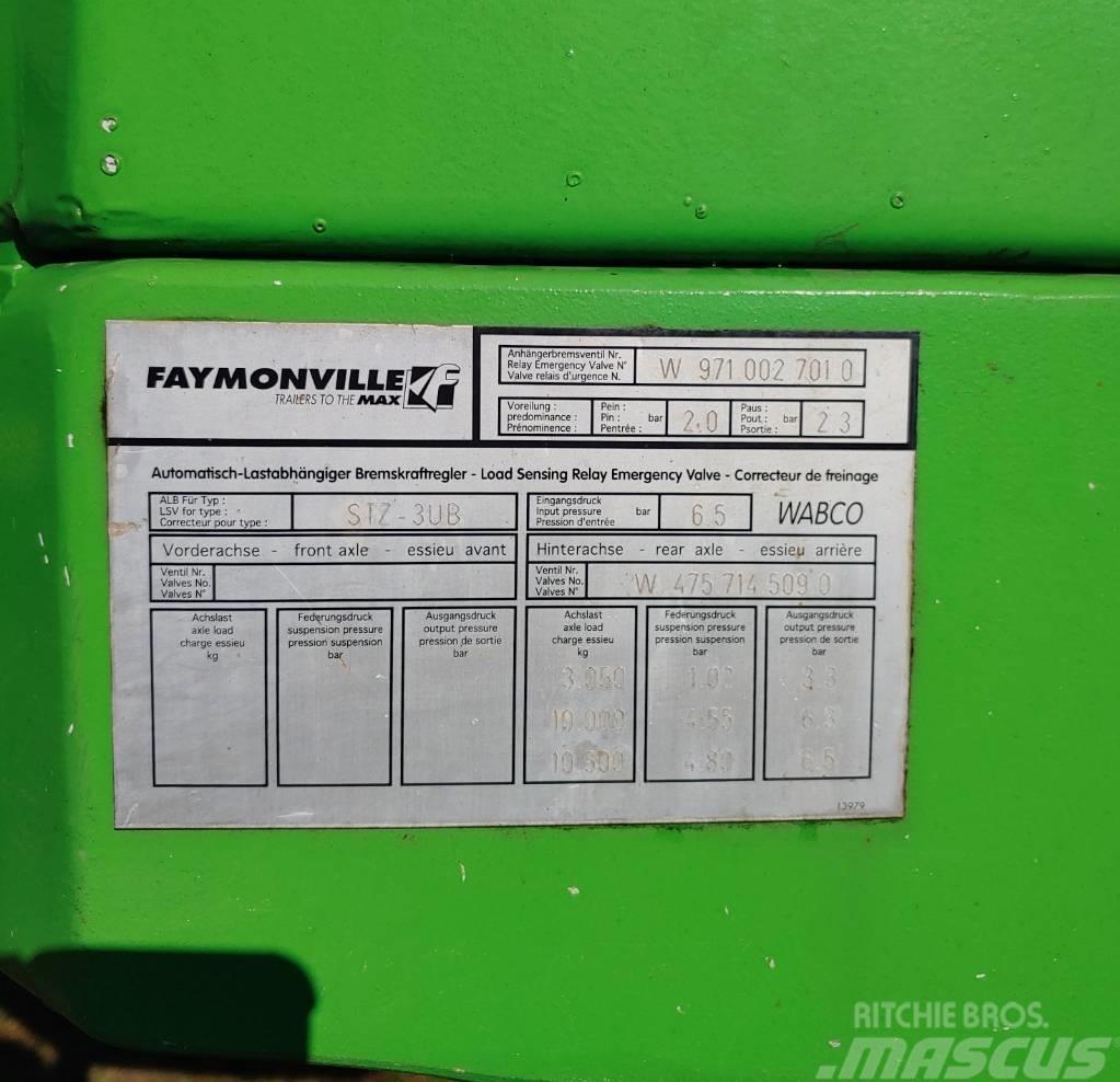 Faymonville STZ-3UB Sattelauflieger Low loader yari çekiciler