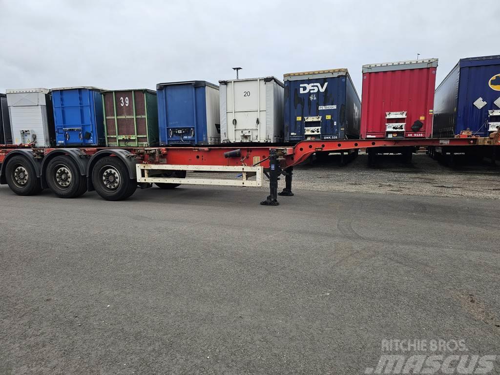 Krone SD 27 | 3 axle container chassis | 4740 kg | Saf D Konteyner yari çekiciler