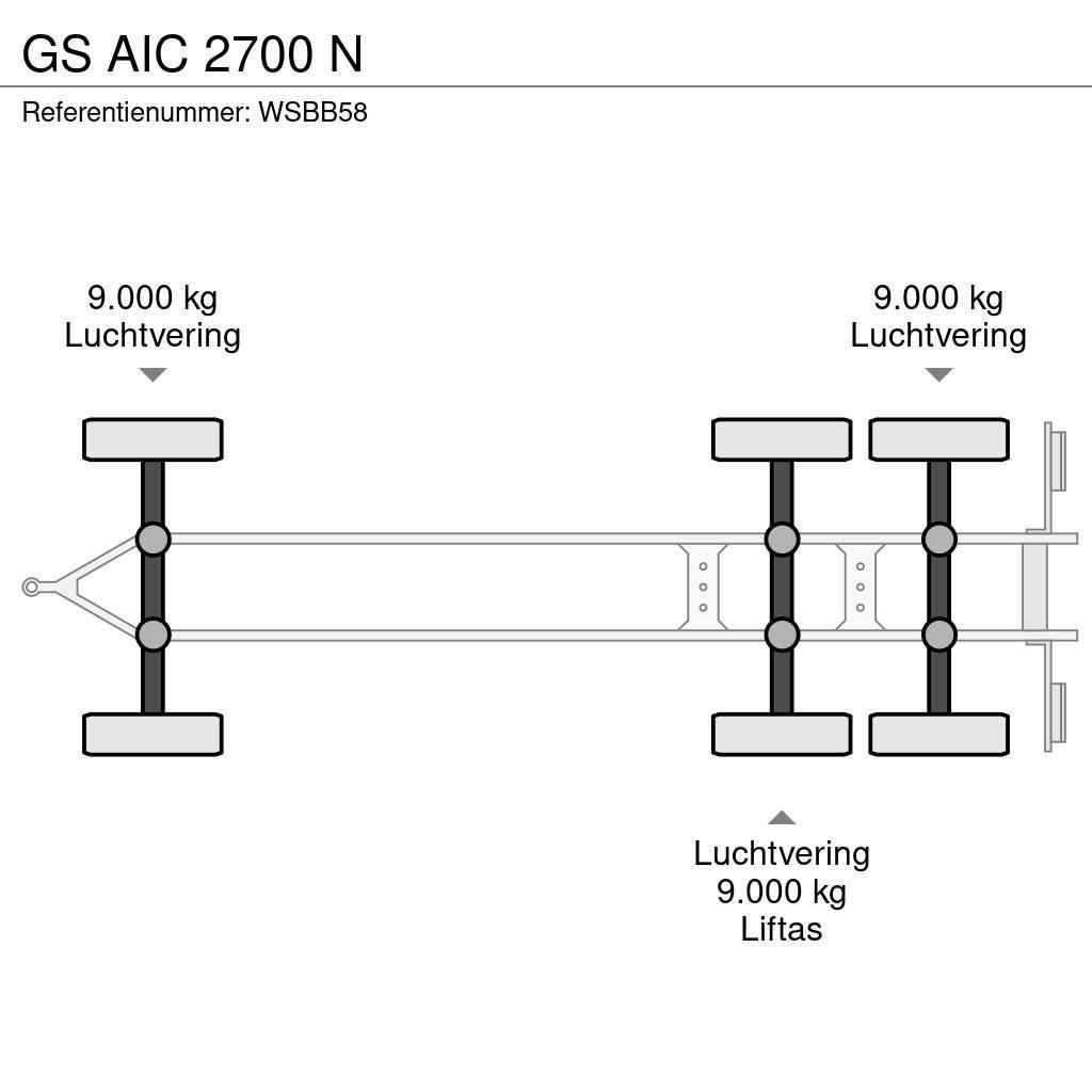 GS AIC 2700 N Çekiciler, konteyner