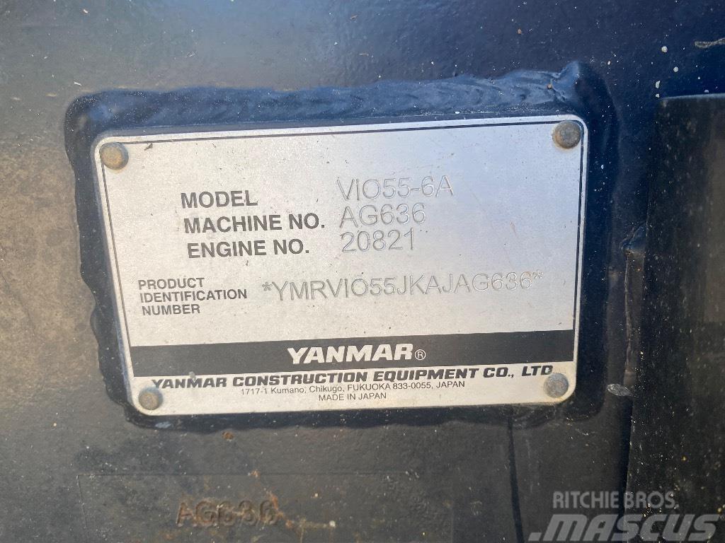 Yanmar Vio 55-6 A Mini ekskavatörler, 7 tona dek