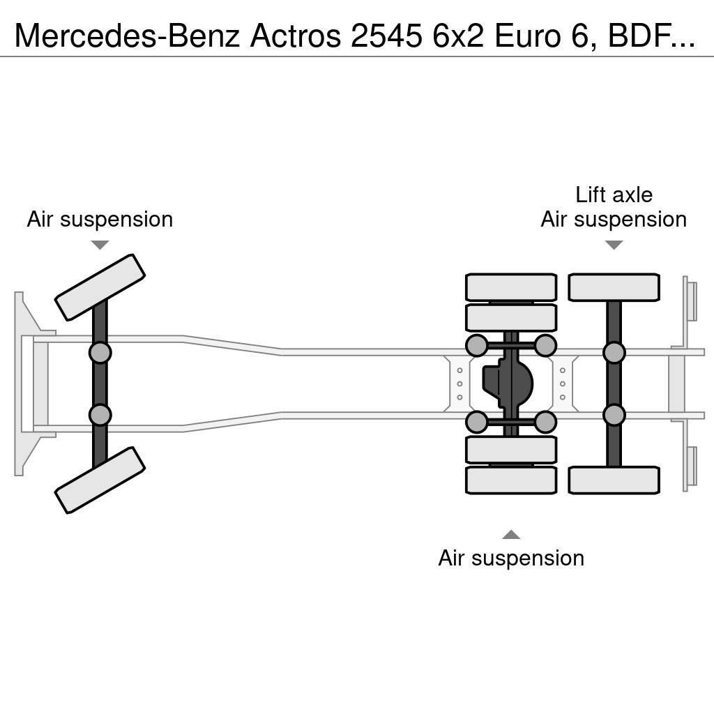 Mercedes-Benz Actros 2545 6x2 Euro 6, BDF system, ACC, Retarder Çekiciler