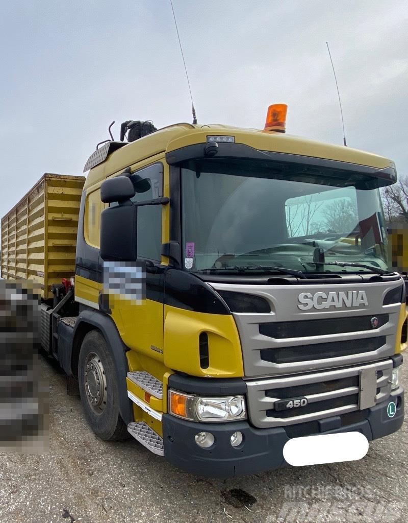 Scania P 450/KIPPER/EPSILON 120/LIFT-LENK-ACHSE/TÜV! Damperli kamyonlar