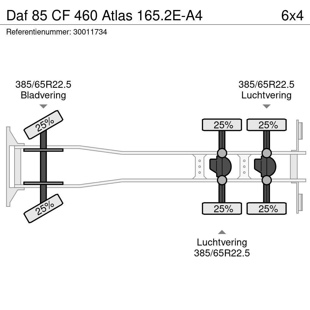 DAF 85 CF 460 Atlas 165.2E-A4 Araç üzeri vinçler