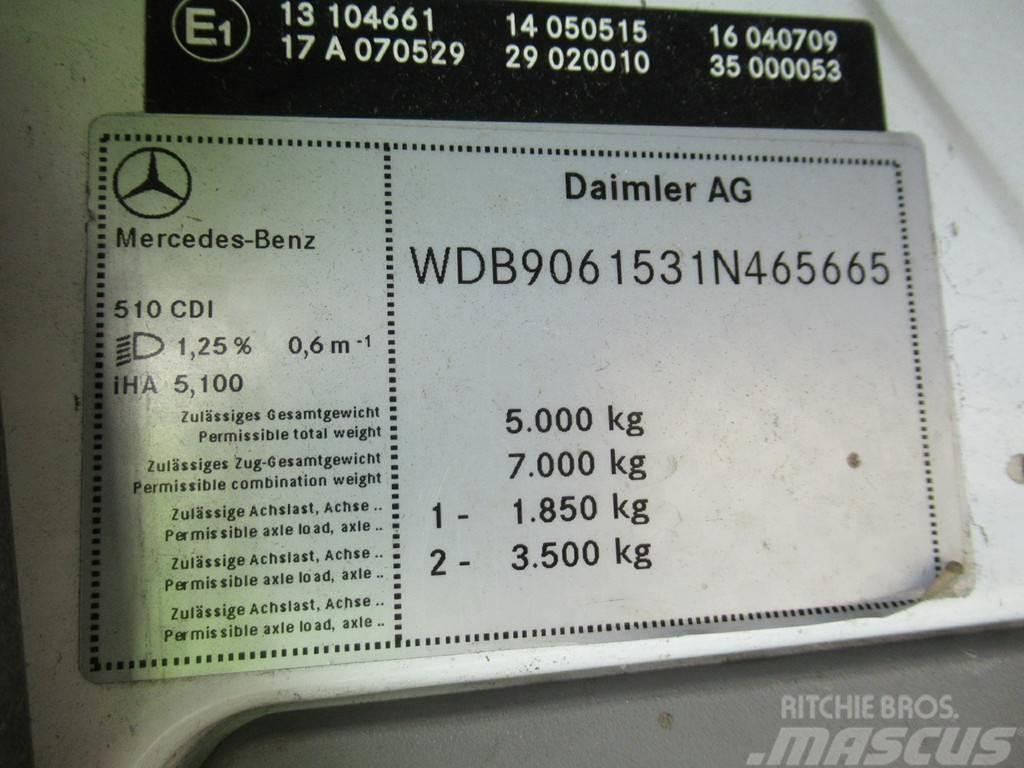 Mercedes-Benz Sprinter 510CDI Kipper + Zij-belading Side-loader Atik kamyonlari