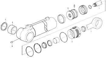 Volvo Kit reparare cilindru hidraulic - VOE15173429 Hidrolik