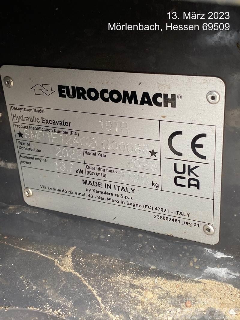 Eurocomach 19TR Mini ekskavatörler, 7 tona dek