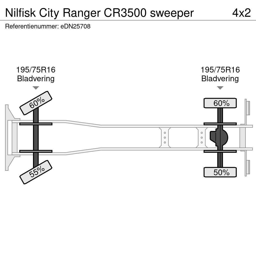 Nilfisk City Ranger CR3500 sweeper Vidanjörler