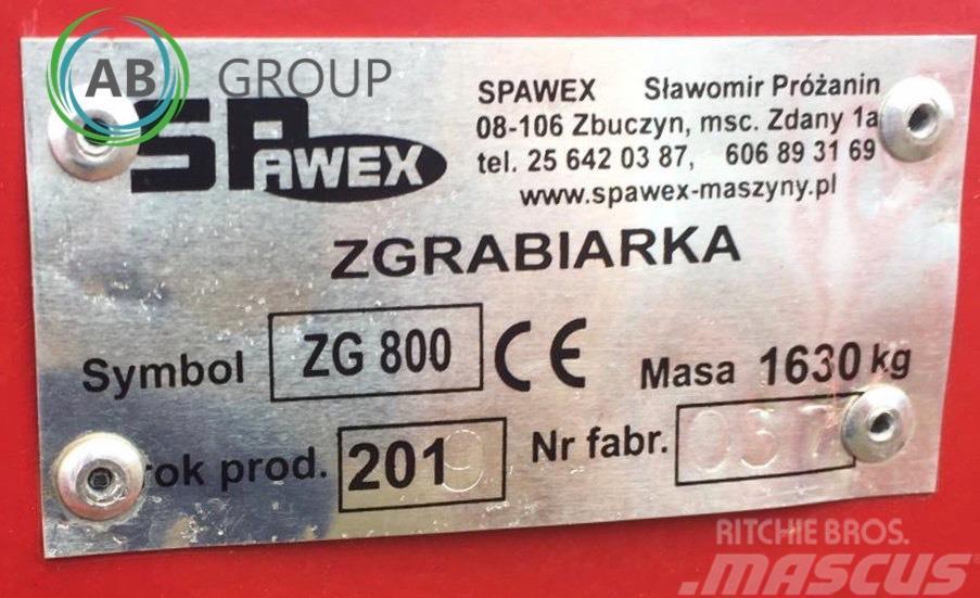 Spawex KREISELSCHWADER TAJFUN ZG-800 / ROTORY RAKE Kombine tirmiklar