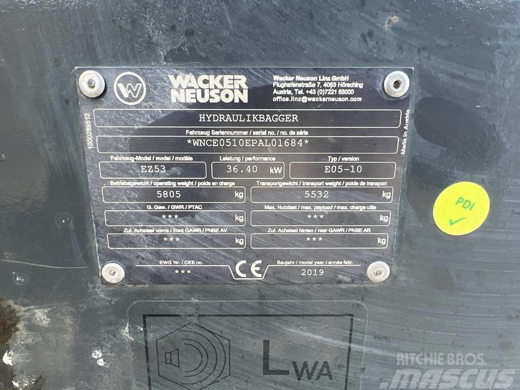 Wacker Neuson EZ53 Paletli ekskavatörler