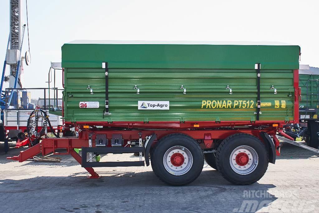 Pronar PT 512 TANDEM 12 tones tipping trailer/ przyczepa Silo tankeri