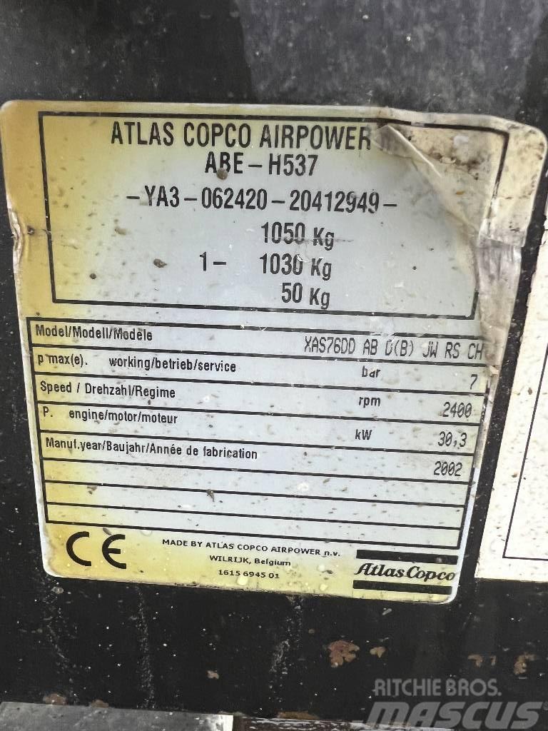 Atlas Copco XAS 76 DD AB*Luftkompressor* Kompresörler