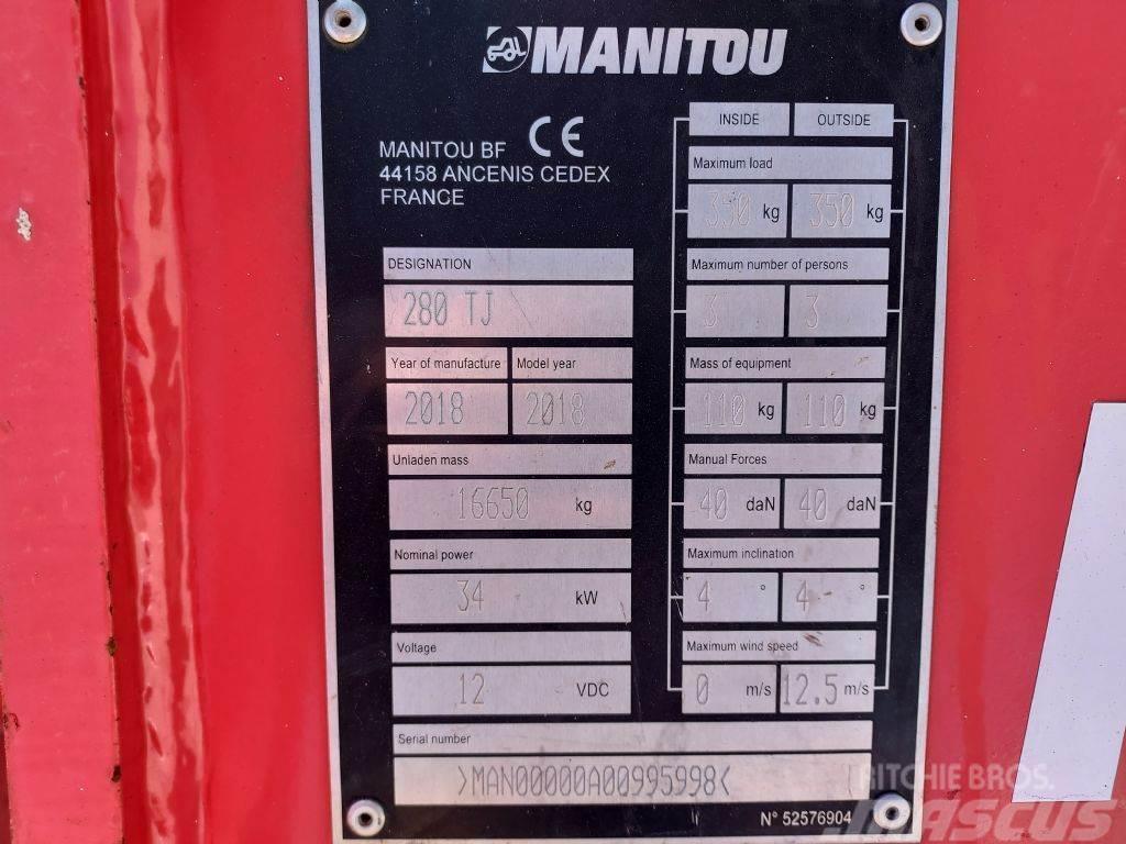 Manitou 280 TJ Körüklü personel platformları