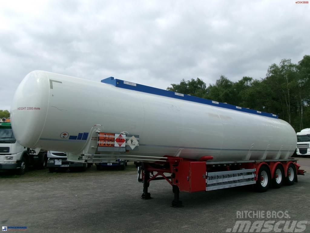 Feldbinder Fuel tank alu 44.6 m3 + pump Tanker yari çekiciler