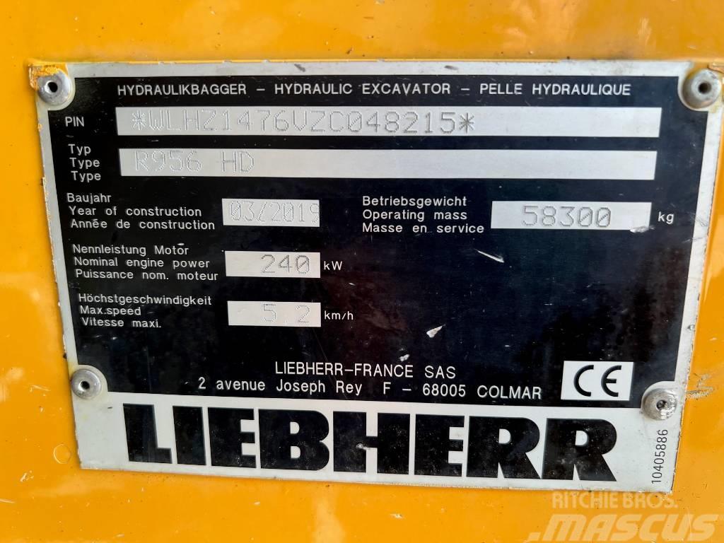 Liebherr R956 HD Paletli ekskavatörler