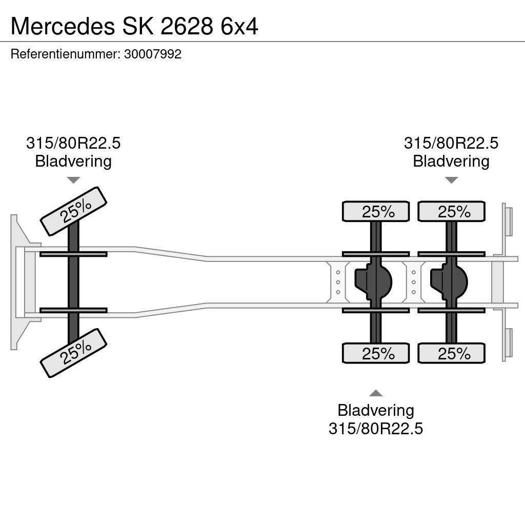 Mercedes-Benz SK 2628 6x4 Damperli kamyonlar