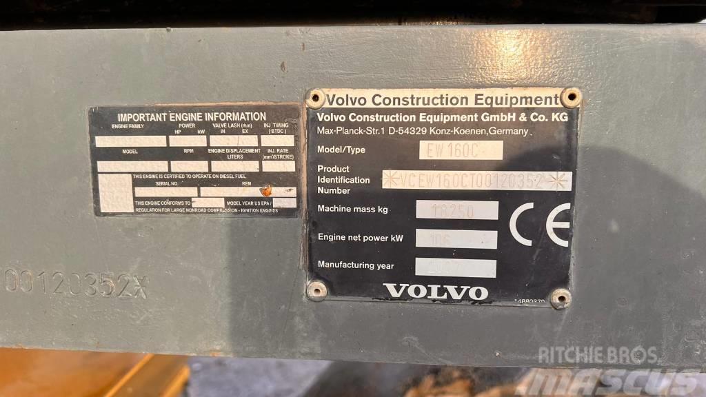 Volvo EW 160 C Lastik tekerli ekskavatörler