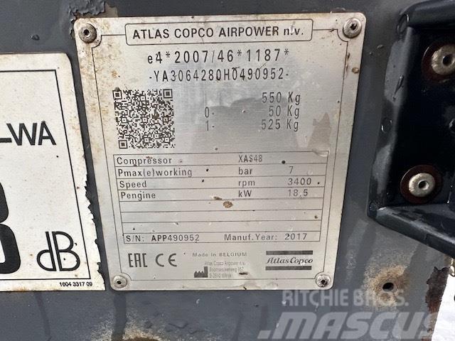 Atlas Copco Xas 48 Kompresörler