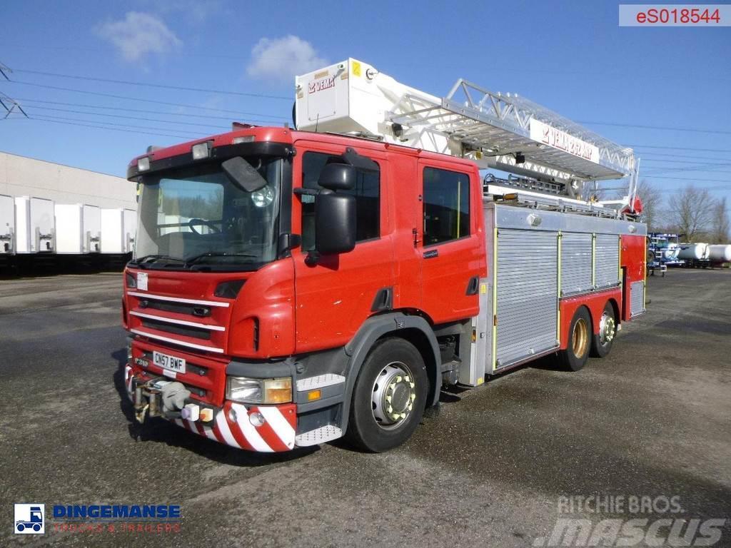 Scania P310 6x2 RHD fire truck + pump, ladder & manlift Itfaiye araçlari