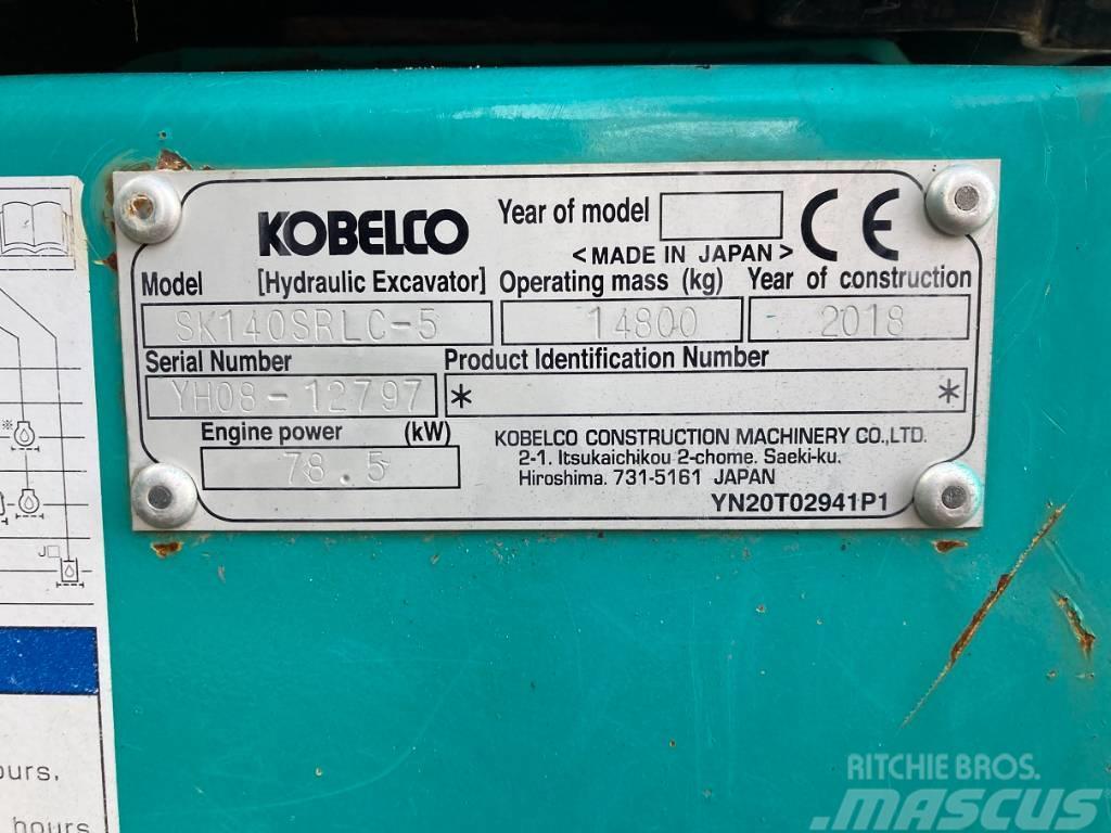 Kobelco SK140SRLC-7 Paletli ekskavatörler
