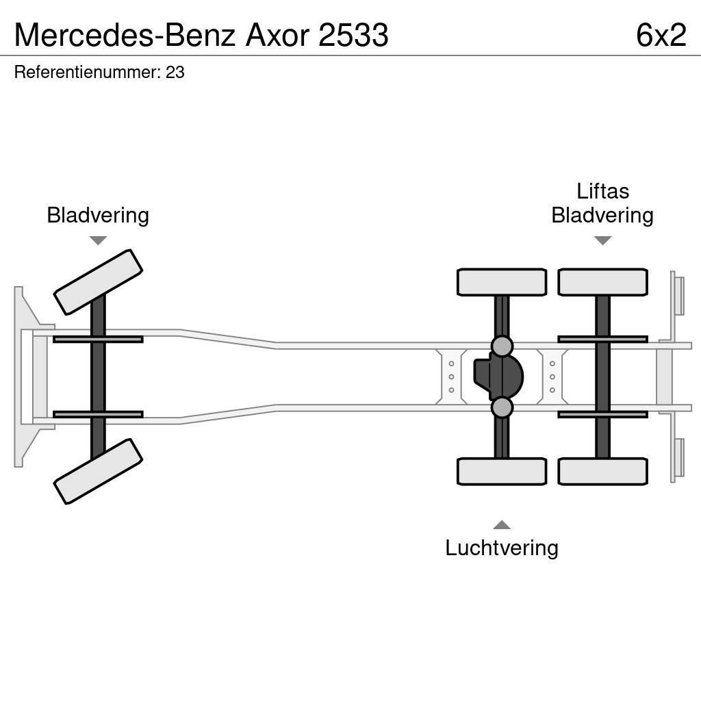 Mercedes-Benz Axor 2533 Flatbed kamyonlar