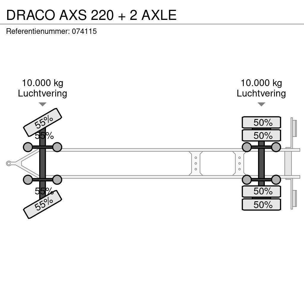 Draco AXS 220 + 2 AXLE Kayar tenteli çekiciler