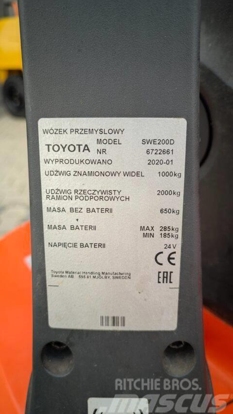 Toyota SWE200D Yaya kumandali istif makinasi