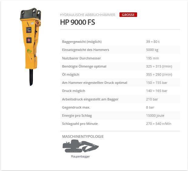 Indeco HP 9000 FS Hidrolik kırıcılar