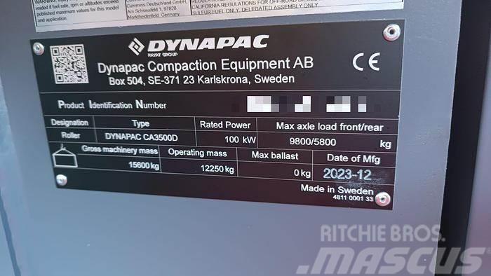 Dynapac CA3500D Diger toprak isleme makina ve aksesuarlari