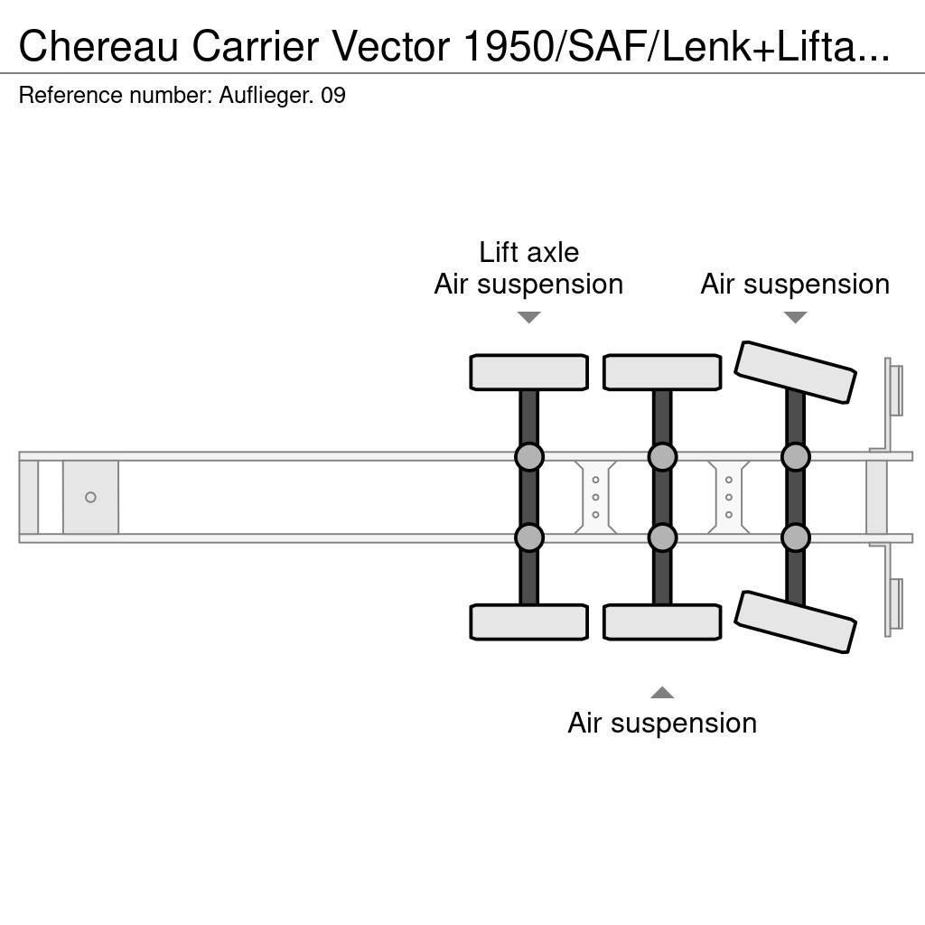 Chereau Carrier Vector 1950/SAF/Lenk+Liftachse/LBW Frigofrik çekiciler
