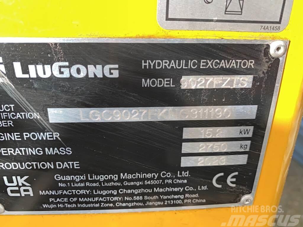 LiuGong 9027F Mini ekskavatörler, 7 tona dek