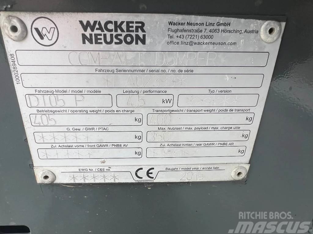 Wacker Neuson DT05P Belden kirma kamyonlar