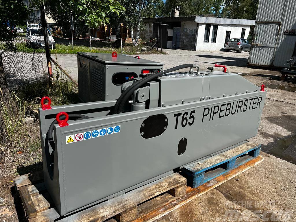  PIPEBURSTER T65 Kraking NO DIG Scandinavian Tünel açma ve yer altı maden sondaj makineleri