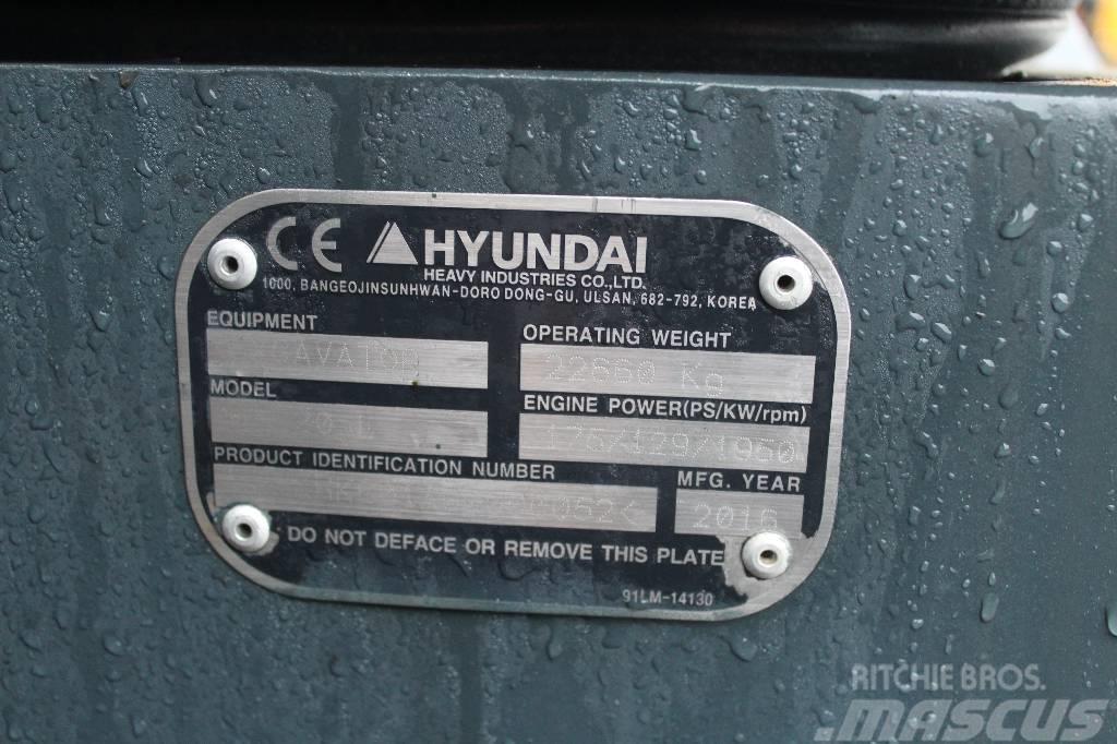 Hyundai HX 220 L / Pyörittäjä, Leica 3D, Rasvari, Lämmitin Paletli ekskavatörler