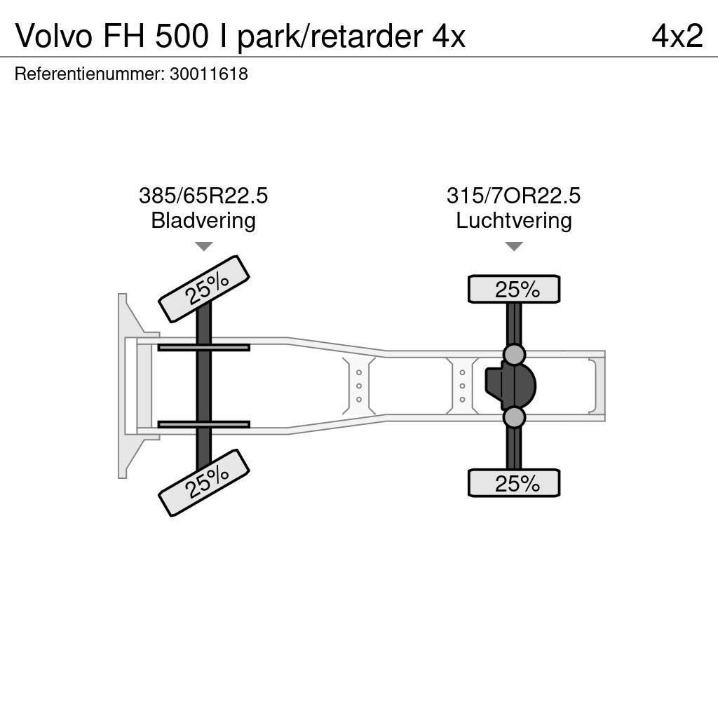 Volvo FH 500 I park/retarder 4x Çekiciler