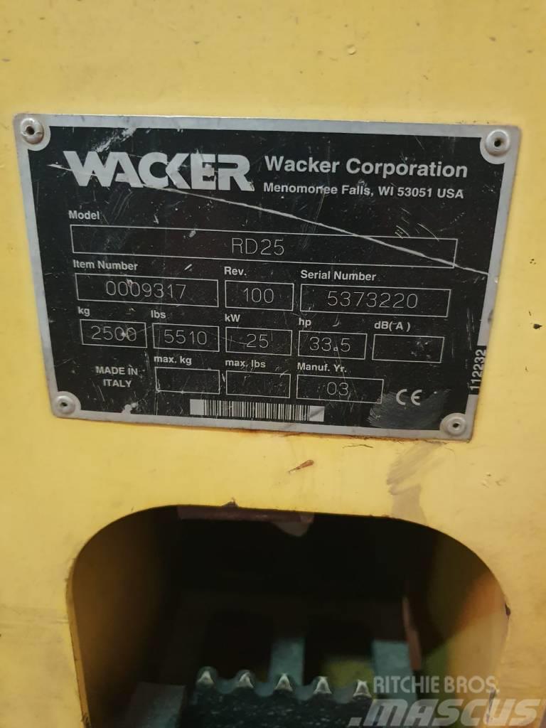 Wacker Neuson RD 25 Diğer silindirler