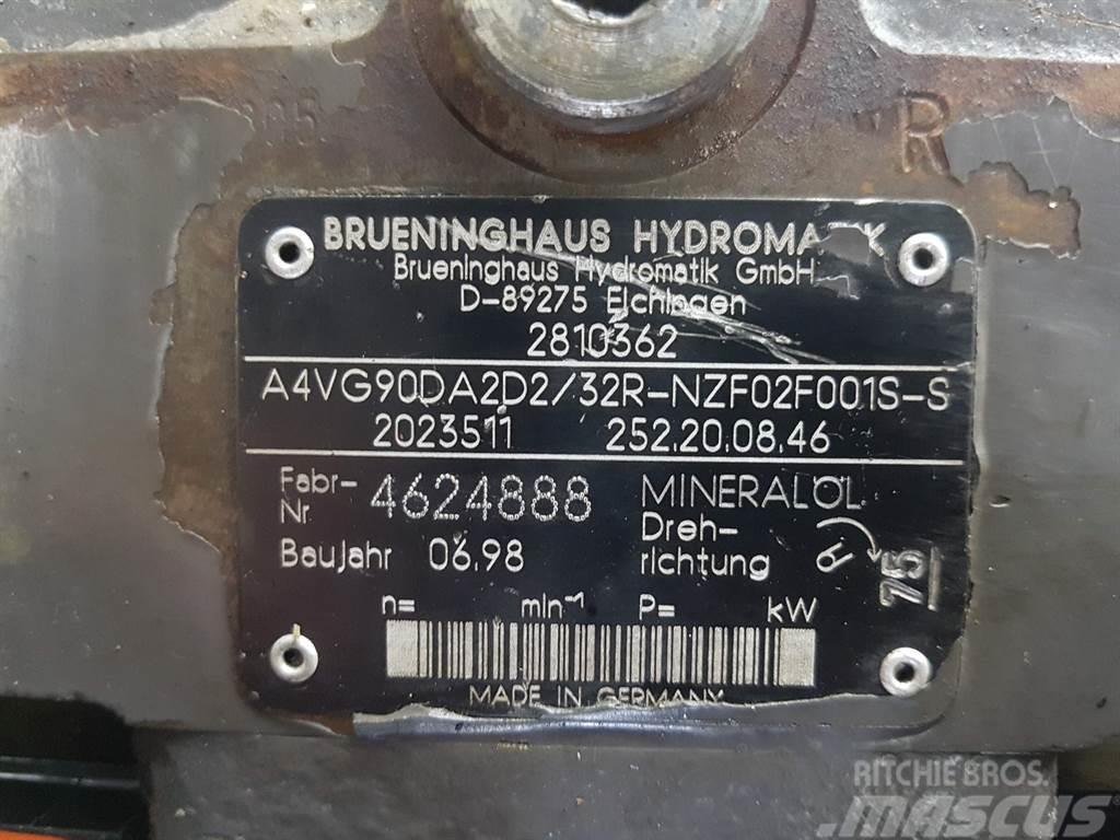 Brueninghaus Hydromatik A4VG90DA2D2/32R - Volvo L45TP - Drive pump Hidrolik