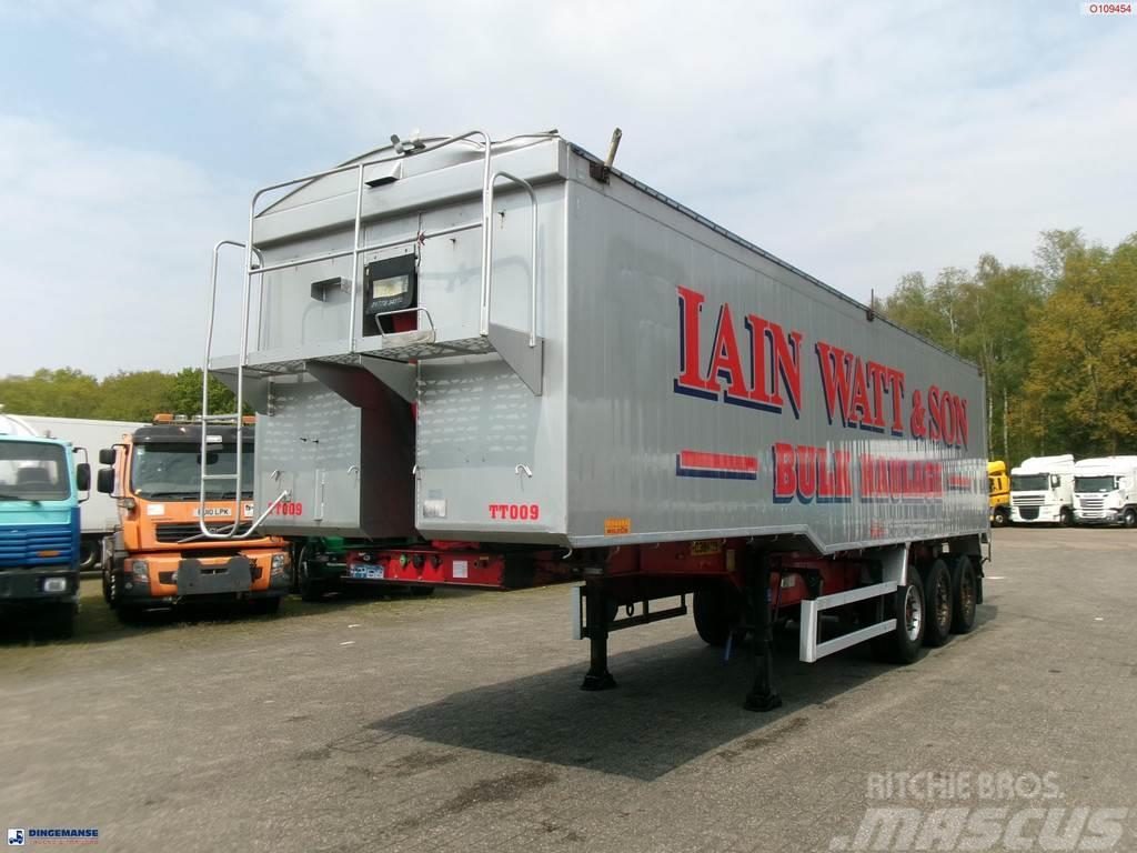 Montracon Tipper trailer alu 55 m3 + tarpaulin Damperli çekiciler